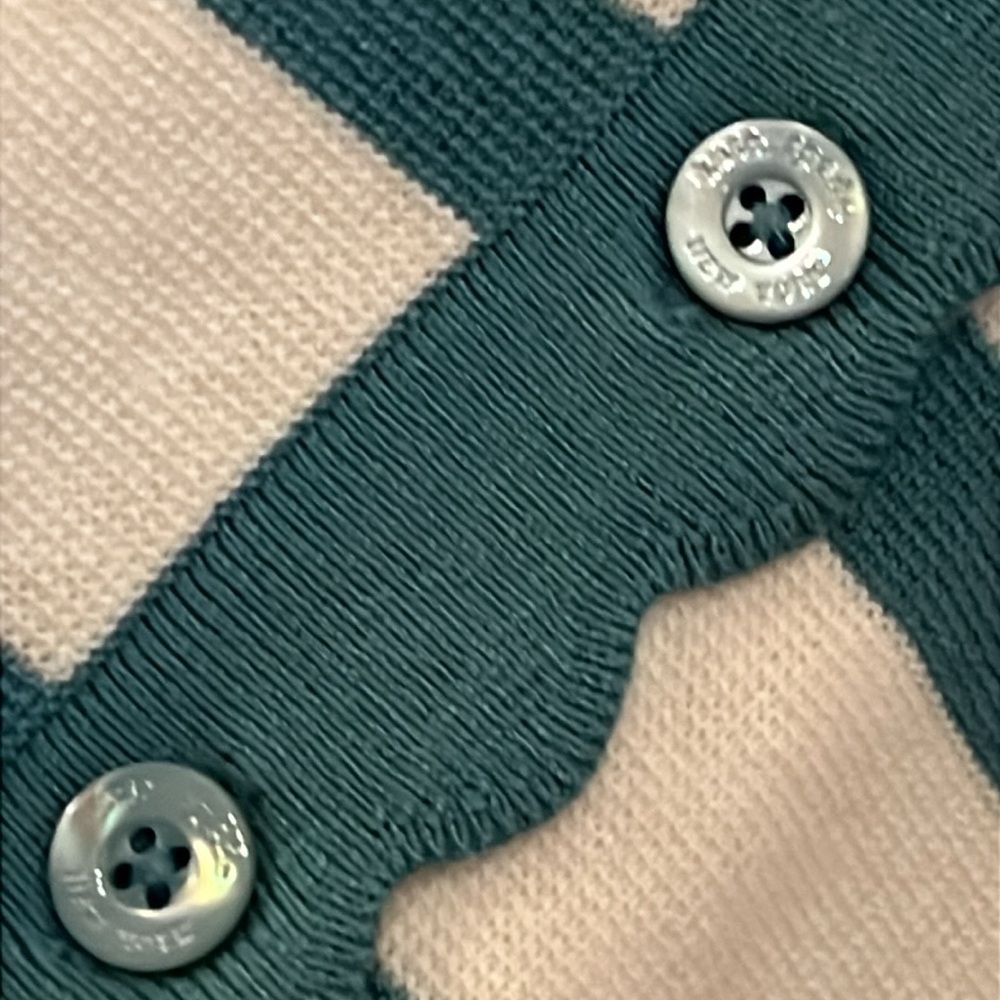 KATE SPADE Striped Scalloped Cardigan - Picture 8 of 16